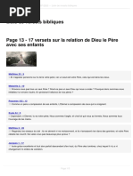 17 Versets Sur La Relation de Dieu Le Pere Avec Ses Enfants