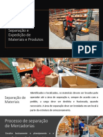 Separação e Expedição de Materiais e Produtos