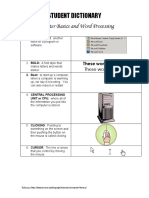 Basics of A Computer Dictionary