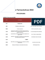 Programa de Jornadas Farmacéuticas 2022 2