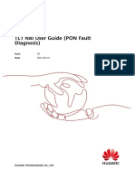 Imaster NCE V100R020C10 TL1 NBI User Guide (PON Fault Diagnosis) 03