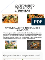 Aproveitamento Integral Dos Alimentos