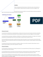 Clasificación de Las Ciencias - Diferenciador