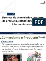 Presentación No. 2 Sistemas de Acumulación de Costos de Producto