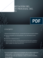 Interpretación Del Derecho Procesal Del Trabajo