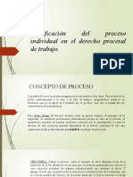 Clasificación Del Proceso Individual en El Derecho Procesal