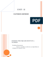 Factoring Methods