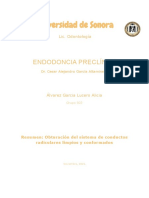 Obturación Del Sistema de Conductos Radiculares Limpios y Conformados