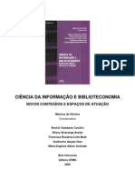 OLIVEIRA, Marlene de - Ciência Da Informação e Biblioteconomia (Novos Conteúdos e Espaços de Atuação) (2005)