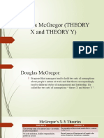 Douglas McGregor (THEORY X and THEORY Y)