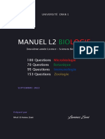 Livre - Manuel L2 Biologie - Laminos Ziani