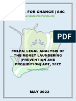 Legal Analysis of The Money Laundering Prevention and Prohibition Act 2022. Final