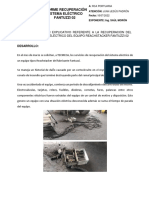 Informe de Recuperacion Electrica Reachstacker Fantuzzi