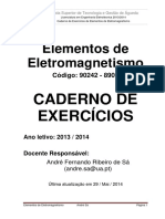 Elementos de Eletromagnetismo CADERNO de