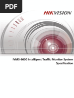 Software - iVMS-8600 Intellig Traffic Monitor System Spec V1.2