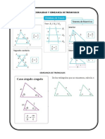 Proporcionalidad y Semejanza de Triángulos