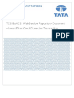 Tcs Bancs Webservice Repository Document - Inwarddirectcreditcorrectiontransaction