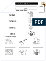 YSABEL EXAMEN 2022 Comunicación 5 Años VI