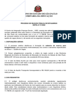 Edital 01-2022 - SEDUC - SP