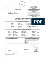 Jimena Birth Certificate English Translation