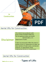 NR 18 - Aerial Lifts For Construction