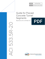 ACI 533.5R-20 Guide For Precast Concrete Tunnel Segments