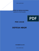 Pde 3-40-00 Defesa NBQR