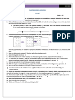 ELECTROMAGNETIC INDUCTION Test