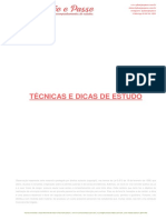 Técnicas e Dicas de Estudo