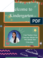 Kindergarten Week 1