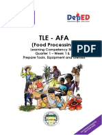 TLE AFA10 - Food Pro - Q1 - W1 2