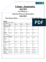 Pen & Paper Final Group I SFM April 10 Test 1 Answer