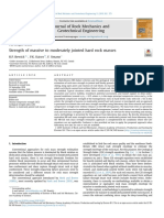 Strength of Massive To Moderately Joi - 2019 - Journal of Rock Mechanics and Geo