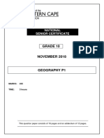 GEOGRAPHY P1 GR10 QP NOV2018 - English