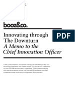 Innovating Through The Downturn Booz 010509