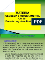 Tema VIII Fotogrametria