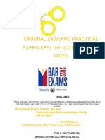 Criminal Law (And Practical Exercises)