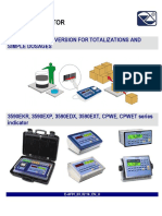 User Manual Weight Indicator: E-Af01: Program Version For Totalizations and Simple Dosages