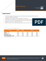 Federal Budget 2022-23 - First Cut