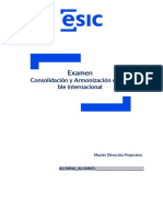 EXAMEN FINAL VS ALUMNOS - ConsolidaciónyArmonización - ESIC