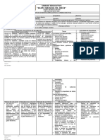 Planificacion de Bloque de 1° de Bachillerato