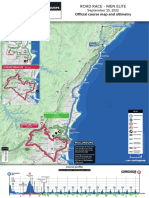 2022 Uci World Championships Wollongong Aus RR Men Elite Map Full