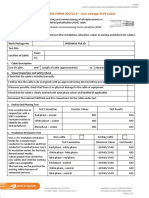 Distribution Commissioning Form 25 Low Voltage Xlpe Cable 20190923