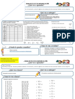 Fichas de Trabajo Tercer Grado MATEMÁTICAS