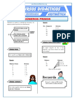 Ejercicios de Números Primos para Tercero de Secundaria