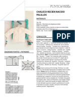 Plantilla Patron Chaleco RN Palillos