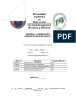 Actividad Fundamental 1 Algoritmos Computacionales Equipo 1