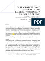 06 - Das Paisagens Como Tecnologias de Representac ºa Âo Ate Ü A Ç Ge Ünese Do Cinema