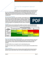 Risk Management Approach For ISO27001