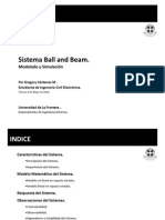 Sistema Ball and Beam Modelado y Simulación Presentacion